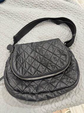 Chanel Quilted Black Leather Shoulder Bag.